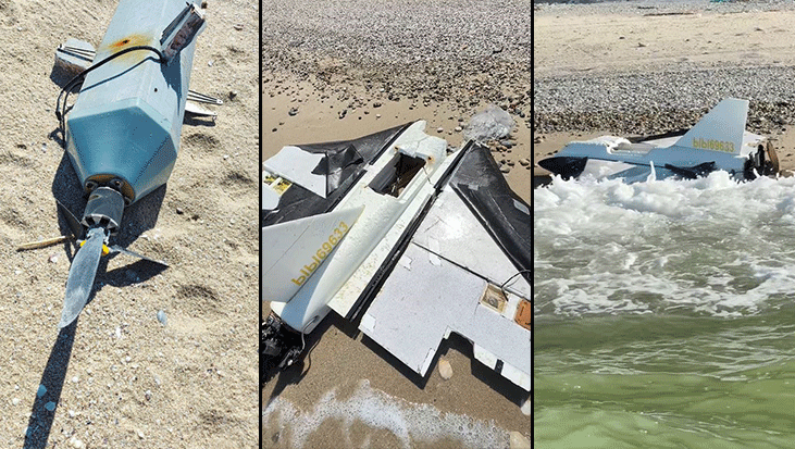 Istanbulda sahilde parcalanmis kamikaze insansiz hava araci bulundu wu8Oj9Tf